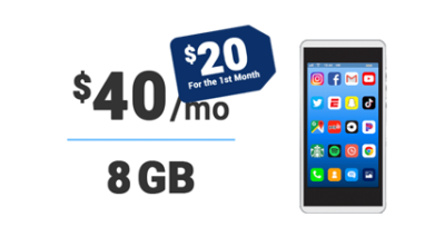 $40 Monthly Plan + Phone